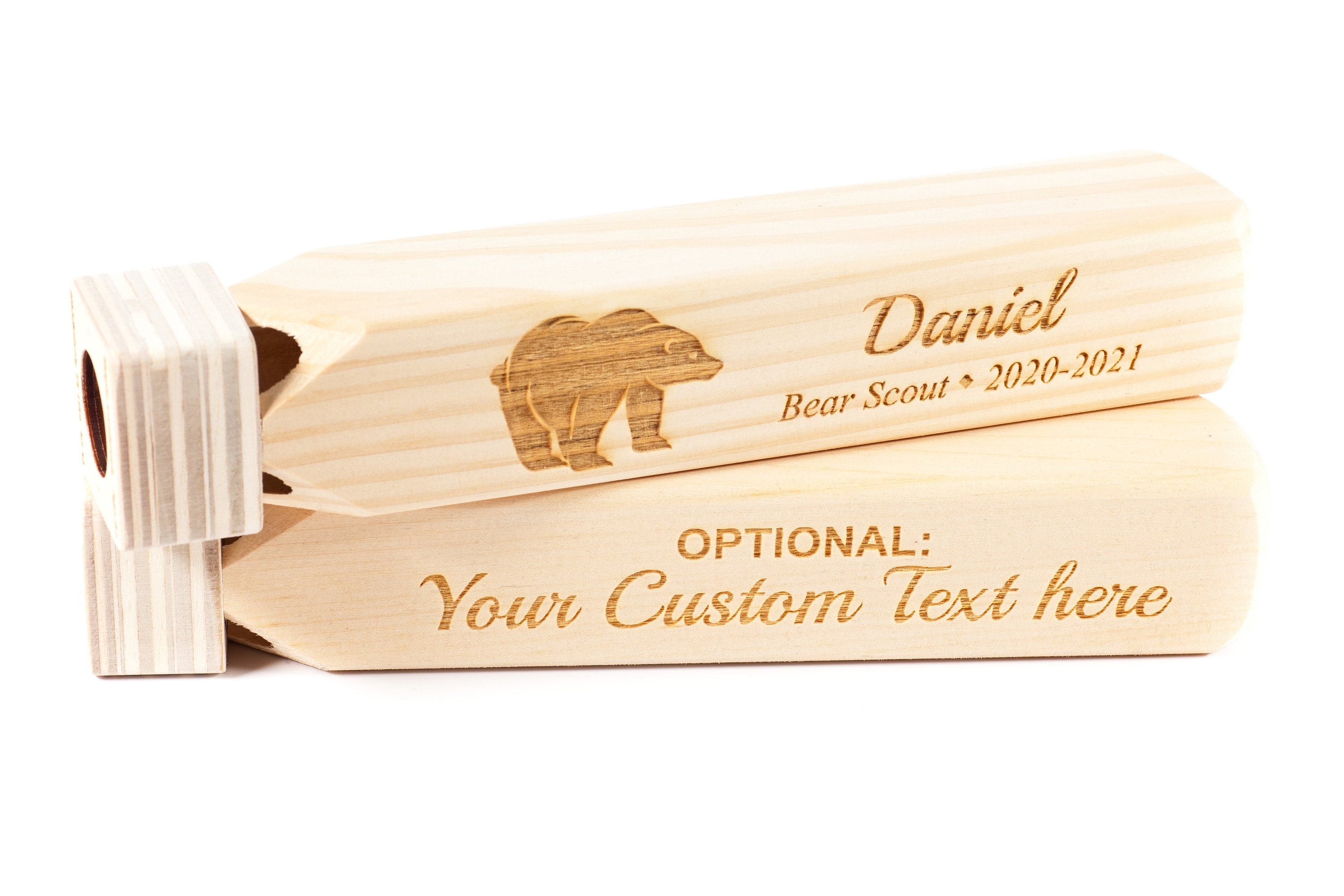  Personalized Wooden Train Whistle