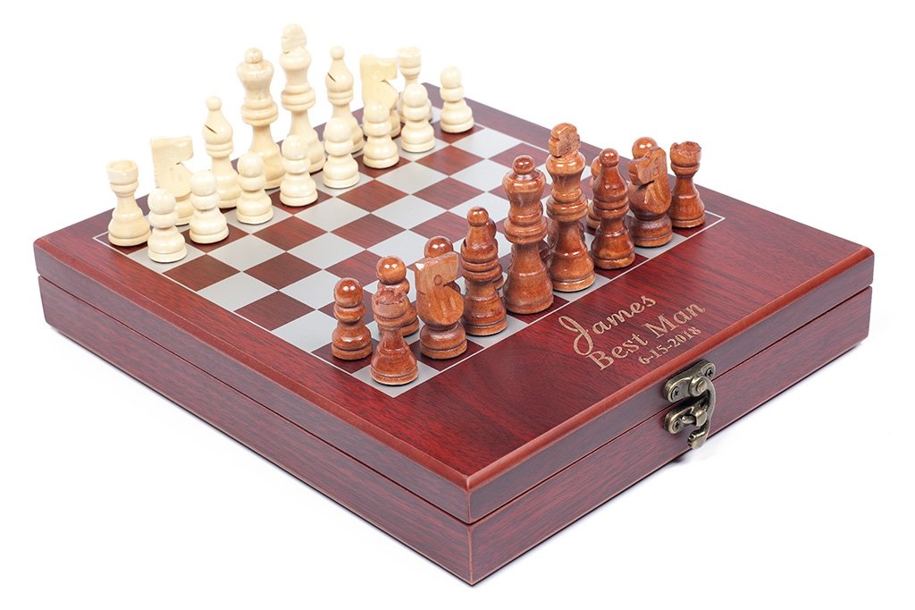 customized chess board Groomsmen Gift