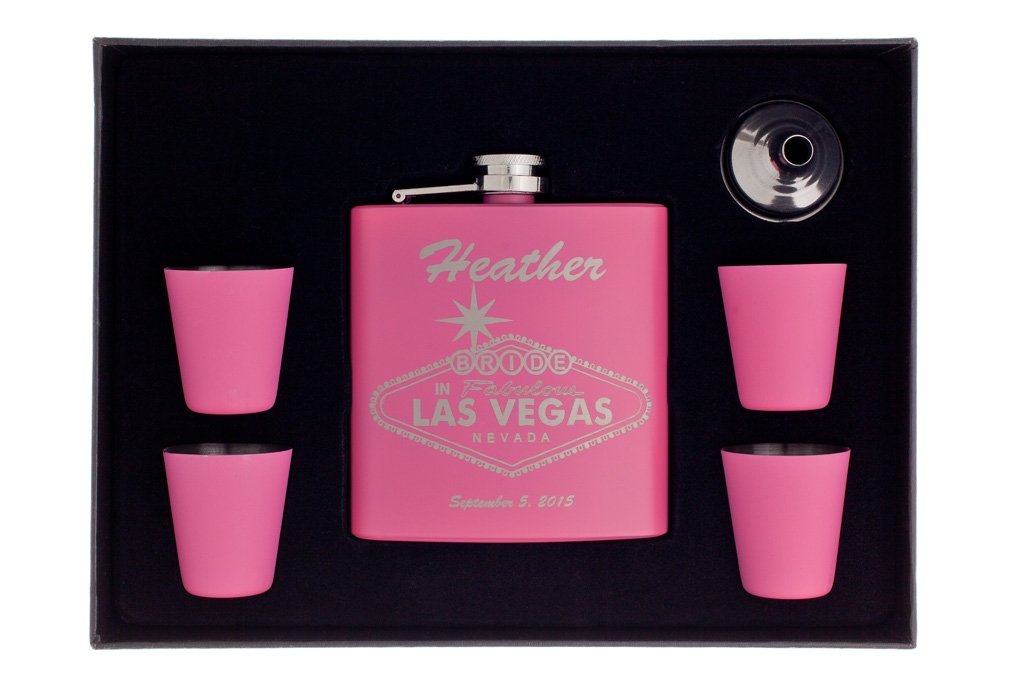 Shot Glass Box for Bridesmaids - Las Vegas Wedding