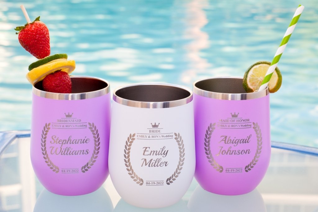 Engraved Bachelorette Cups