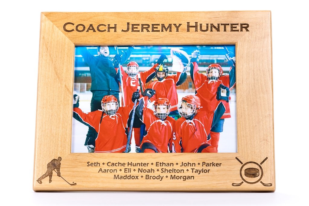 Customized Hockey Team Picture Frame