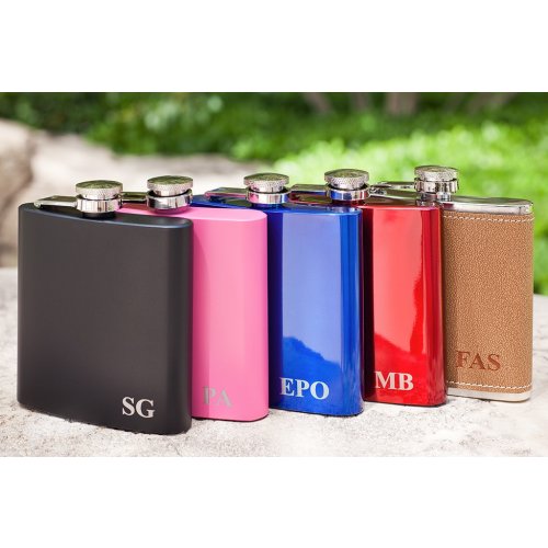 personalized Flask with your Initials