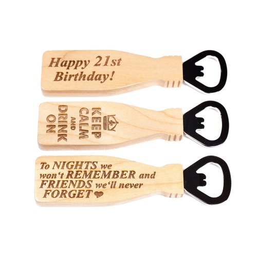 customized beer bottle opener for birthday
