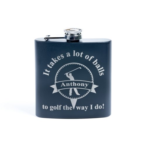 Golf Flask "It takes a lot of balls"