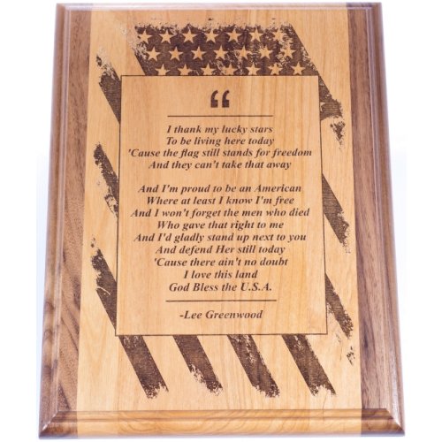 Personalized Solid Wood Wall Plaque