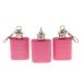 personalized key chain flasks pink