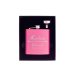 personalized pink flask in Gift Box with Funnel