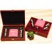 deluxe Wedding Gift Set for Bridesmaid in Rosewood Box