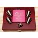 Deluxe Rosewood Box Gift Set for Bride with Funnel and Shot Glasses