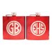 customized stainless steel flask in red