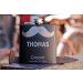 personalized Flask for Groom with Mustache