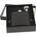 Funnel Gift Box with black personalized flask