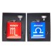 personalized Zodiac Flask in Funnel Gift Box