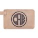 personalized luggage tag with Monogram