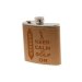 personalized golf leather flask