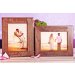 Walnut picture frame, customized for Anniversary (Walnut Design1)