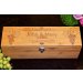 custom engraved wooden box for one wine bottle 